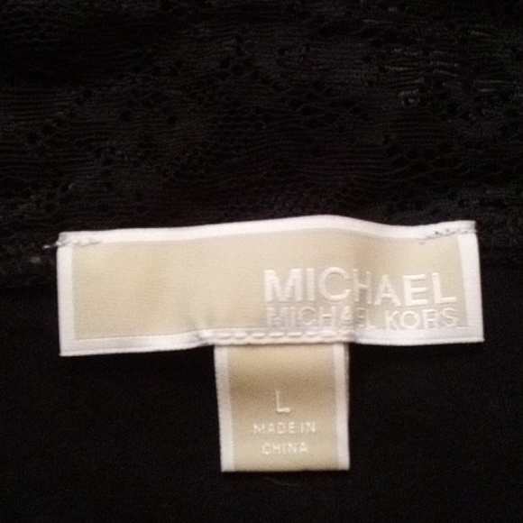 MMK Black Lace-Trim-Off-The-Shoulder Bodysuit - Picture 3 of 5